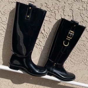 Coach Tasha rain boots size 9